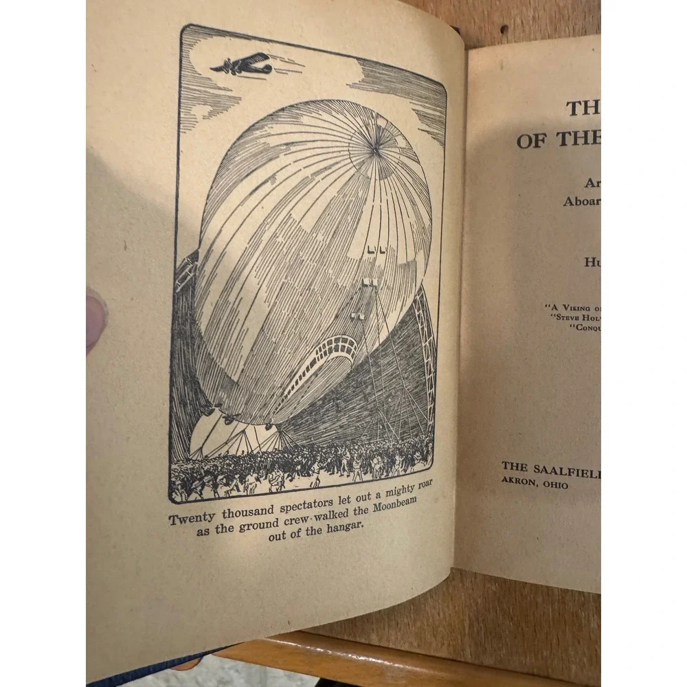 The Flight of the Silver Ship‎ by Hugh McAlister 1929 Vintage Childrens Book